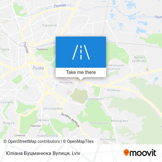 Юліана Буцманюка Вулиця map