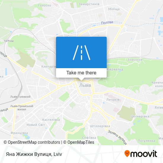 Яна Жижки Вулиця map