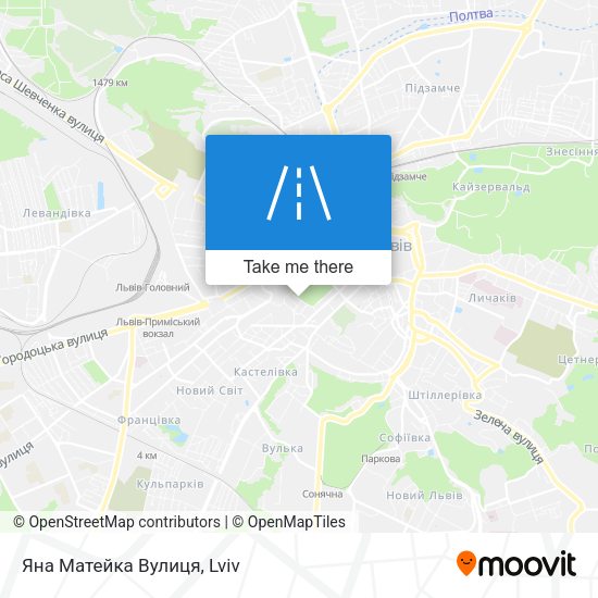 Яна Матейка Вулиця map