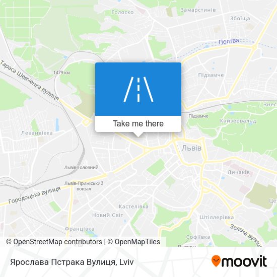 Ярослава Пстрака Вулиця map