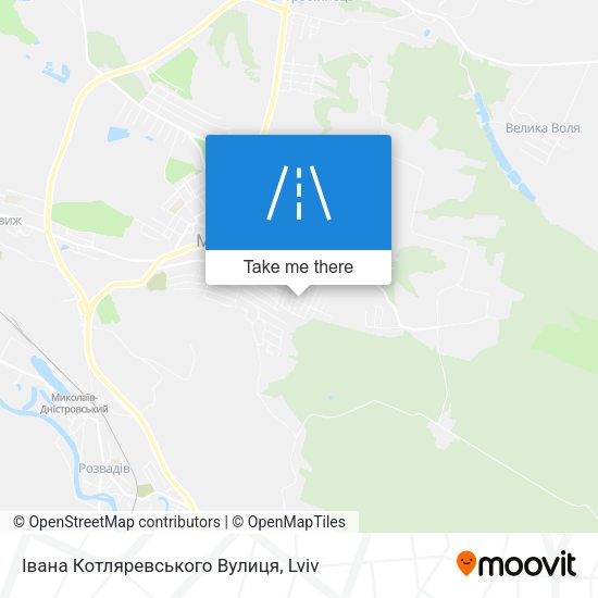 Івана Котляревського Вулиця map