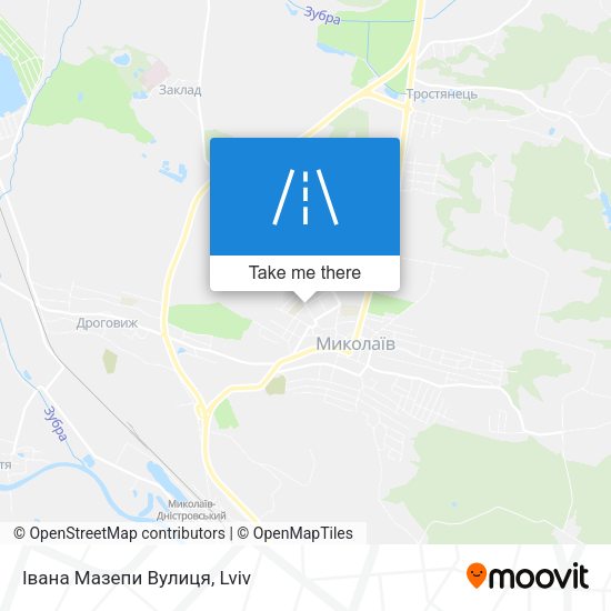 Івана Мазепи Вулиця map