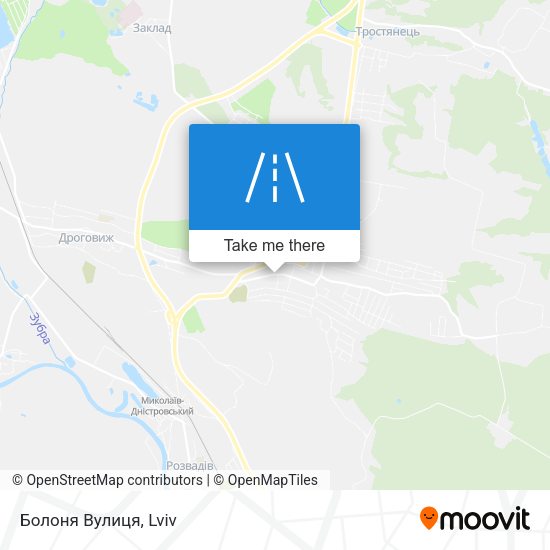 Болоня Вулиця map
