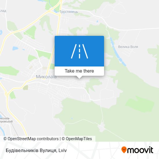 Карта Будівельників Вулиця