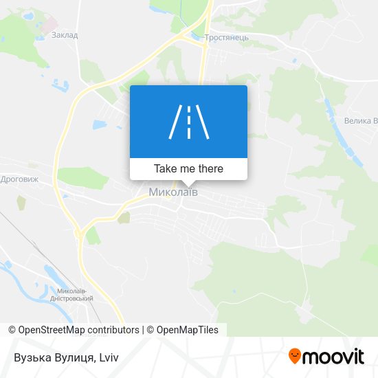 Вузька Вулиця map