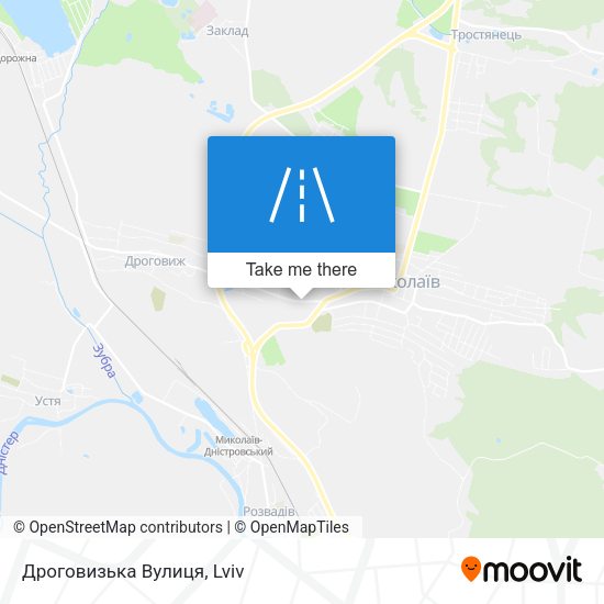 Дроговизька Вулиця map