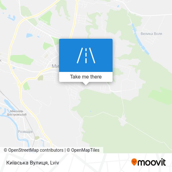 Київська Вулиця map