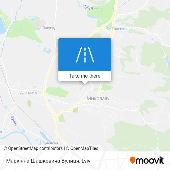 Маркіяна Шашкевича Вулиця map