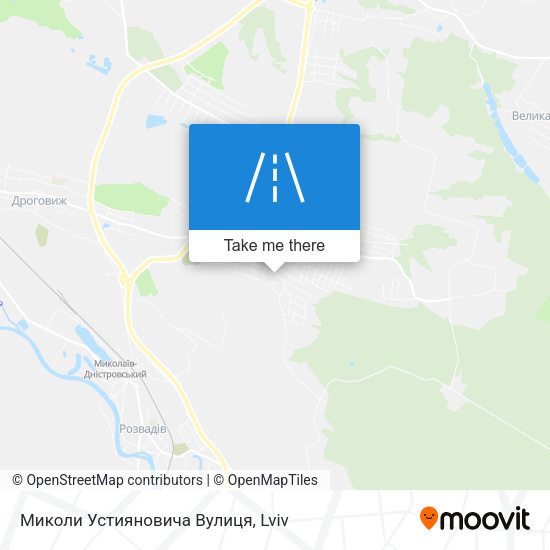 Миколи Устияновича Вулиця map