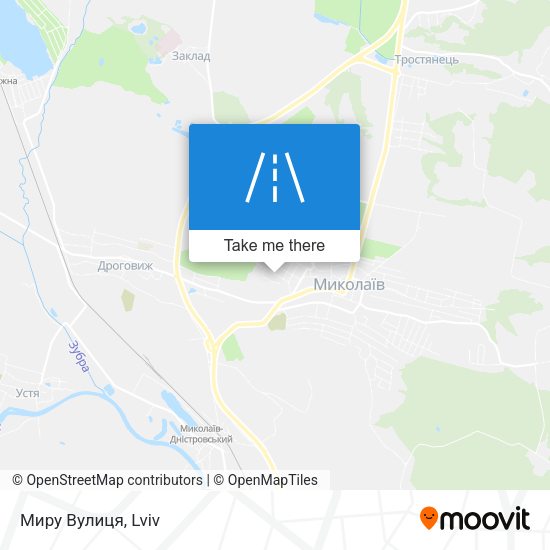 Миру Вулиця map