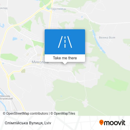 Олімпійська Вулиця map