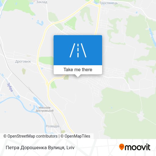 Петра Дорошенка Вулиця map