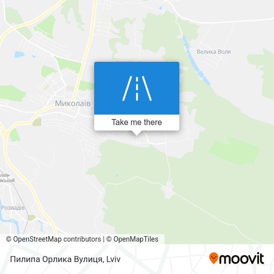 Пилипа Орлика Вулиця map