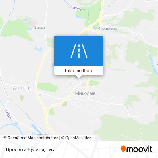 Просвіти Вулиця map