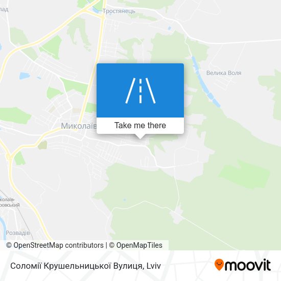 Соломії Крушельницької Вулиця map