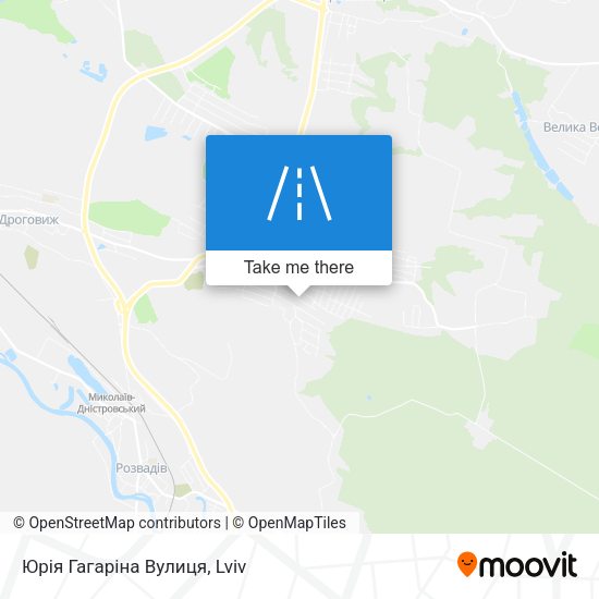 Юрія Гагаріна Вулиця map