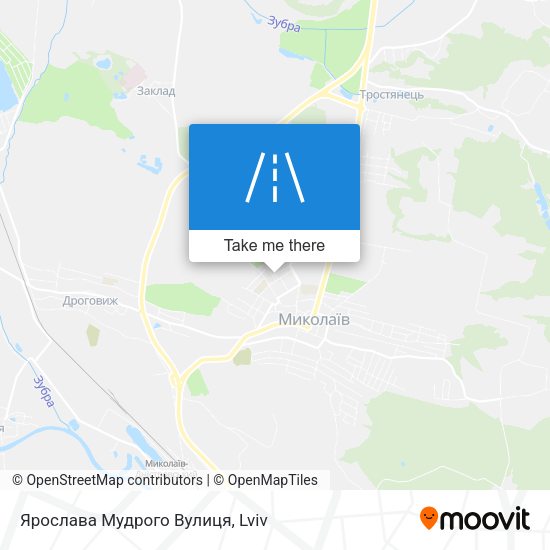 Ярослава Мудрого Вулиця map