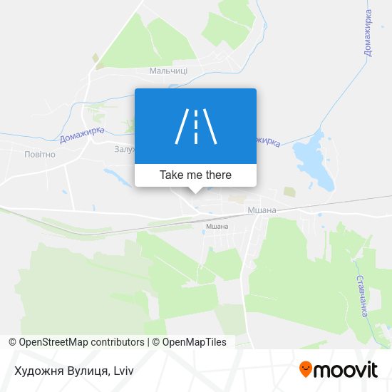 Художня Вулиця map