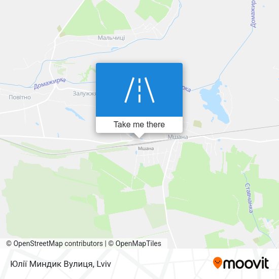 Юлії Миндик Вулиця map