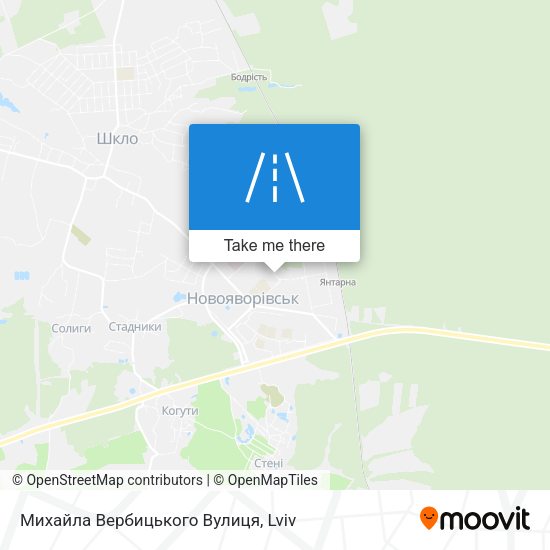 Михайла Вербицького Вулиця map