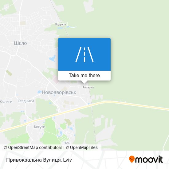 Привокзальна Вулиця map