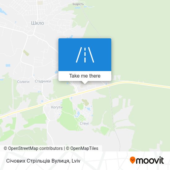 Січових Стрільців Вулиця map