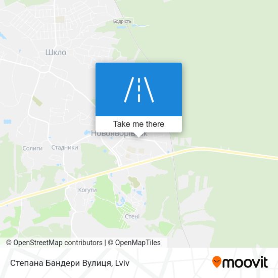 Степана Бандери Вулиця map