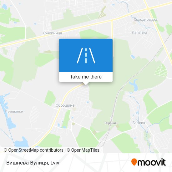 Вишнева Вулиця map