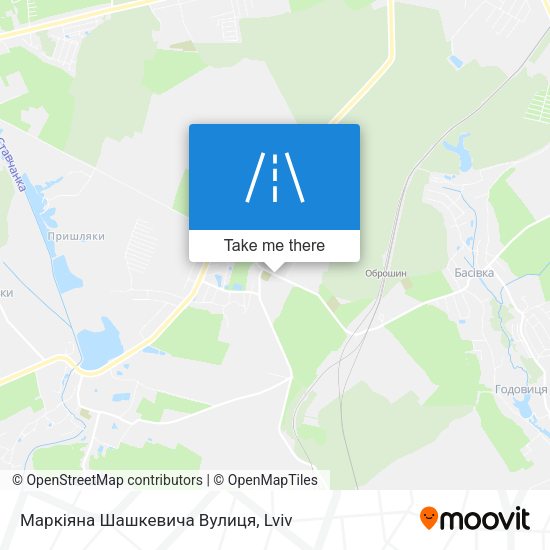 Маркіяна Шашкевича Вулиця map