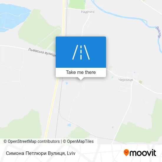 Симона Петлюри Вулиця map
