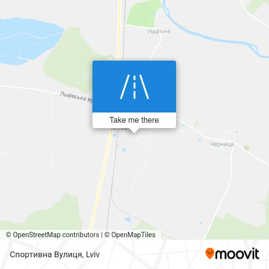 Карта Спортивна Вулиця