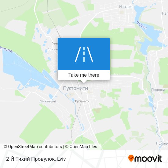 Карта 2-Й Тихий Провулок