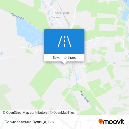 Бориславська Вулиця map