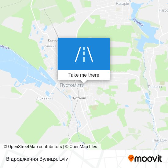Відродження Вулиця map