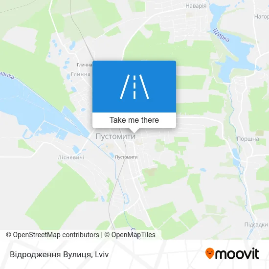 Карта Відродження Вулиця