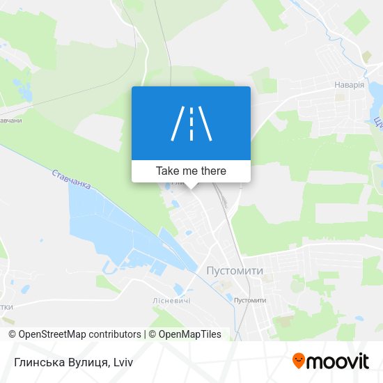 Глинська Вулиця map