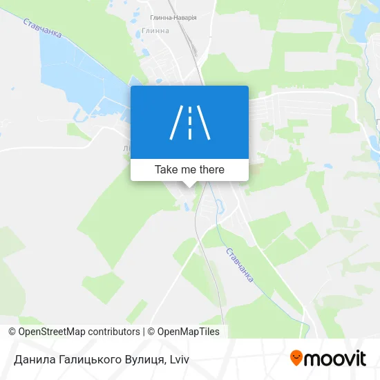 Карта Данила Галицького Вулиця
