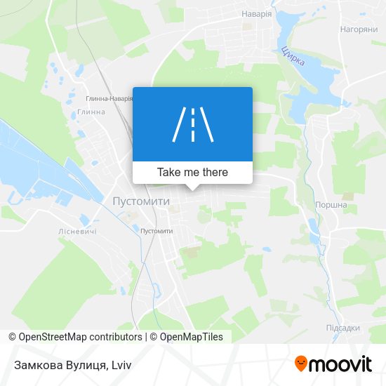 Замкова Вулиця map