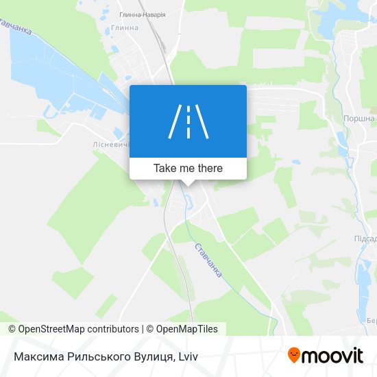 Максима Рильського Вулиця map