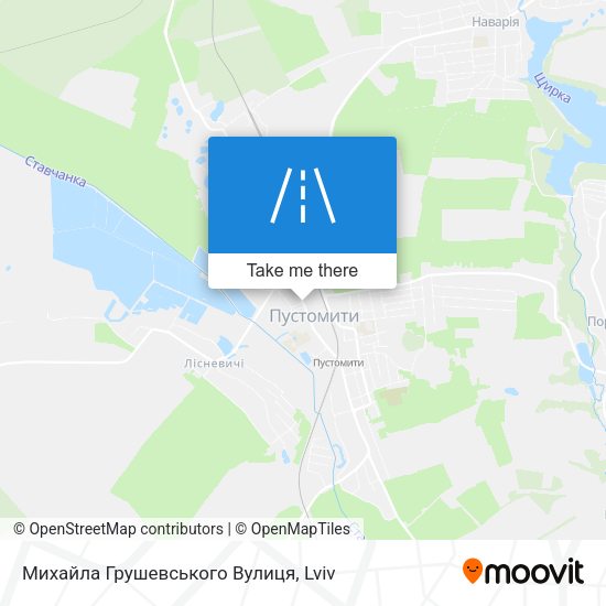 Михайла Грушевського Вулиця map