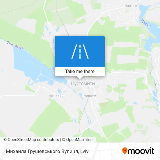 Михайла Грушевського Вулиця map