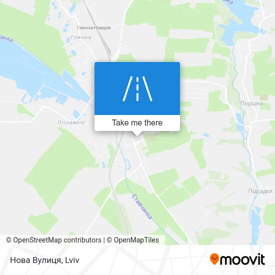 Карта Нова Вулиця