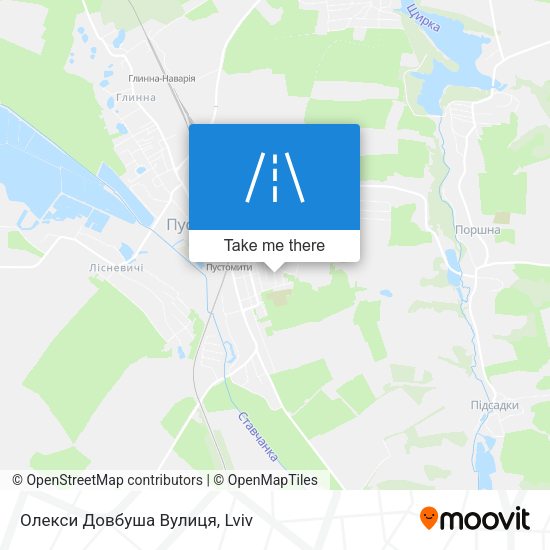Олекси Довбуша Вулиця map