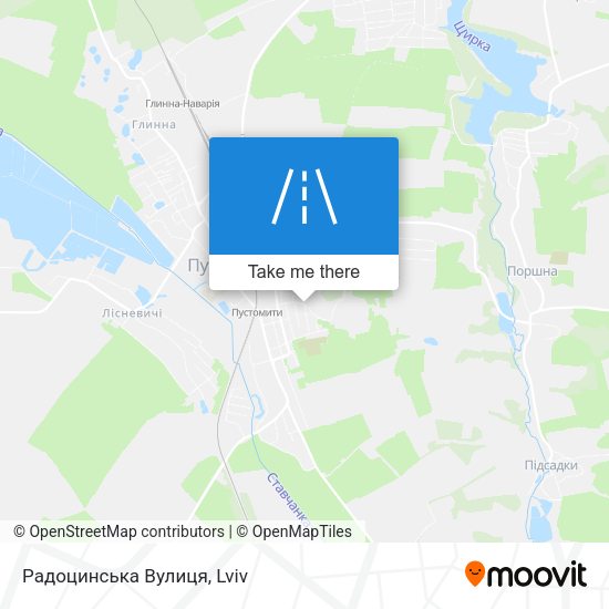 Радоцинська Вулиця map