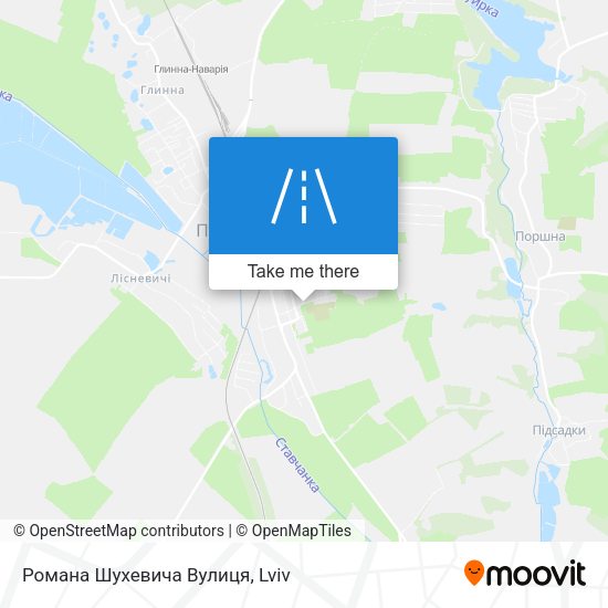 Романа Шухевича Вулиця map