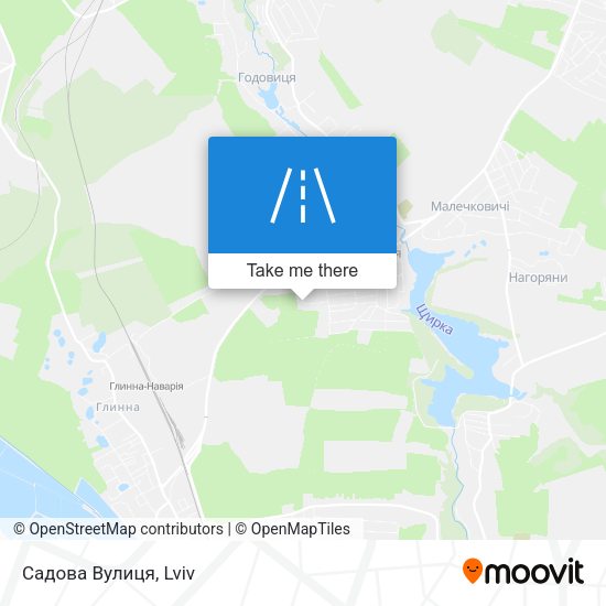 Садова Вулиця map
