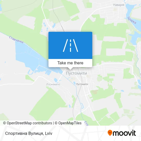 Карта Спортивна Вулиця