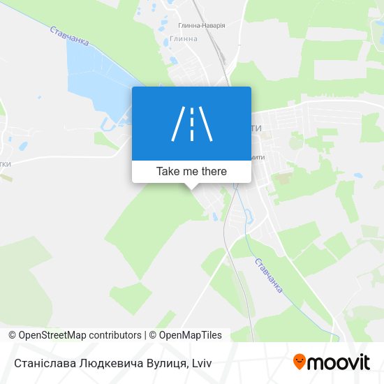 Станіслава Людкевича Вулиця map