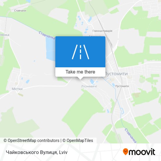 Чайковського Вулиця map