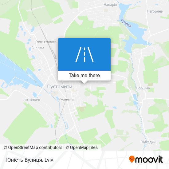 Юність Вулиця map